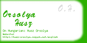 orsolya husz business card